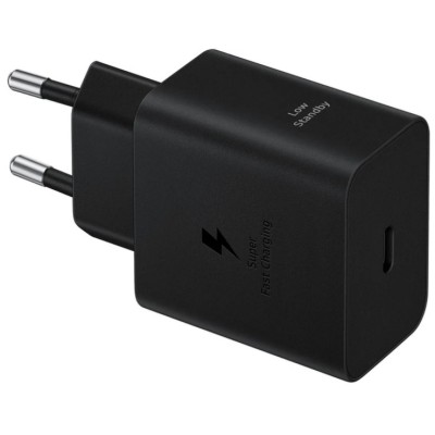 Зарядний Пристрій Samsung 45W Compact Power Adapter (w C to C Cable) EP-T4511XBEGEU / Чорна