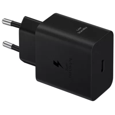 Зарядний Пристрій Samsung 45W Compact Power Adapter (w C to C Cable) EP-T4511XBEGEU / Чорна