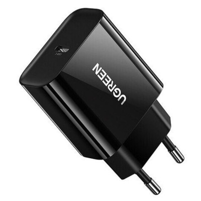 Мережевий Зарядний пристрій UGREEN CD137 Fast Charging Power Adapter With PD QC4.0 20W 3A (10191) Black Мережевий Зарядний пристрій UGREEN CD137 Fast Charging Power Adapter With PD QC4.0 20W 3A (10191) Black