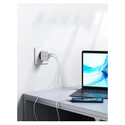 Мережевий Зарядний пристрій UGREEN CD170 USB+USB Type-C Wall Charger 36W 3A (60468) White Мережевий Зарядний пристрій UGREEN CD170 USB+USB Type-C Wall Charger 36W 3A (60468) White