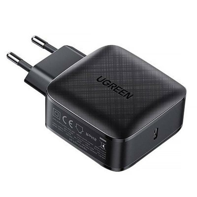 Мережевий Зарядний пристрій UGREEN CD217 GaN PD QC4.0 Fast Charger 65W 3A (70817) Black Мережевий Зарядний пристрій UGREEN CD217 GaN PD QC4.0 Fast Charger 65W 3A (70817) Black