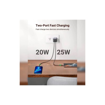 Мережевий Зарядний пристрій UGREEN CD294 Nexode 45W Charger (90573) Space Gray Мережевий Зарядний пристрій UGREEN CD294 Nexode 45W Charger (90573) Space Gray