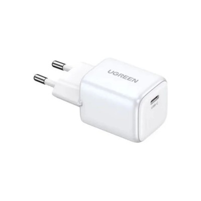 Мережевий Зарядний пристрій UGREEN CD318 Nexode Mini 20W PD GaN Tech Charger (15324) White