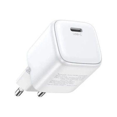 Мережевий Зарядний пристрій UGREEN CD318 Nexode Mini 20W PD GaN Tech Charger (15324) White