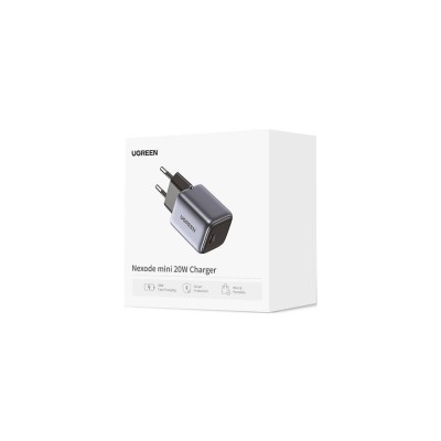 Мережевий Зарядний пристрій UGREEN CD318 Nexode Mini 20W PD GaN Tech Charger (90664) Gray Мережевий Зарядний пристрій UGREEN CD318 Nexode Mini 20W PD GaN Tech Charger (90664) Gray