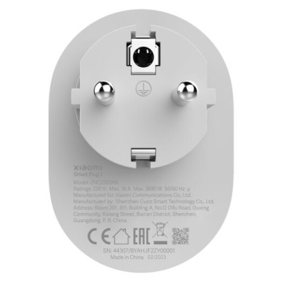 Розумна Розетка Mi Smart Plug 2 (WIFI) (BHR6868EU / ZNCZ302KK) Розумна Розетка Mi Smart Plug 2 (WIFI) (BHR6868EU / ZNCZ302KK)