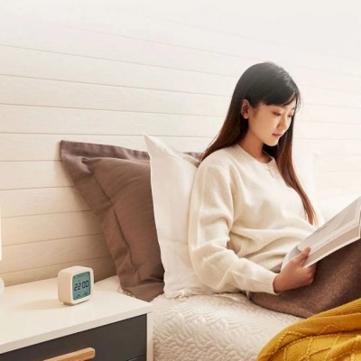 Розумний будильник Xiaomi Qingping (Часы, Будильник, Гигрометр) CGD1 Beige