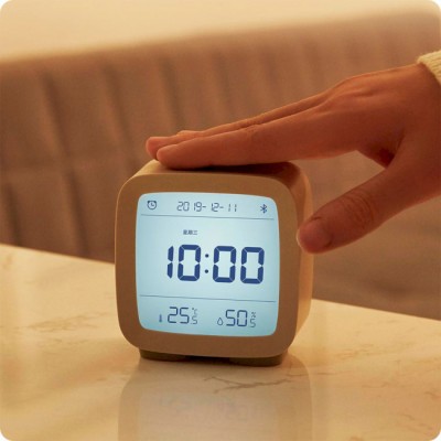 Розумний будильник Xiaomi Qingping (Часы, Будильник, Гигрометр) CGD1 Beige