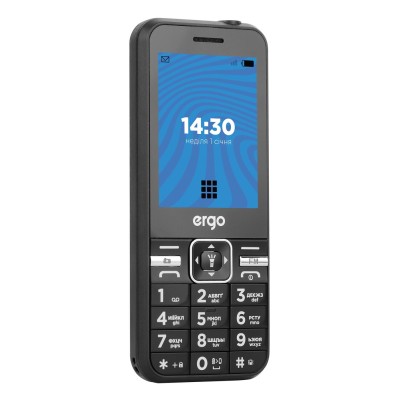 Мобільний телефон ERGO E281 Dual Sim (чорний)