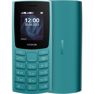Телефон Nokia 105SS 2023 Cyan