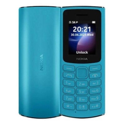 Телефон Nokia 105DS 2023 Cyan Телефон Nokia 105DS 2023 Cyan