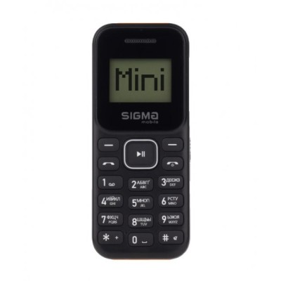 Телефон Sigma Mobile X-Style 14 Mini Black/Orange Телефон Sigma Mobile X-Style 14 Mini Black/Orange