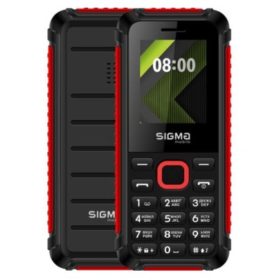 Телефон Sigma Mobile X-Style 18 Track Black/Red