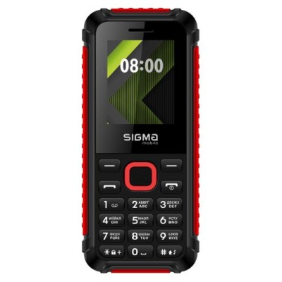 Телефон Sigma Mobile X-Style 18 Track Black/Red