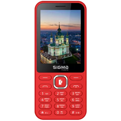 Телефон Sigma Mobile X-Style 31 Type-C Power Red