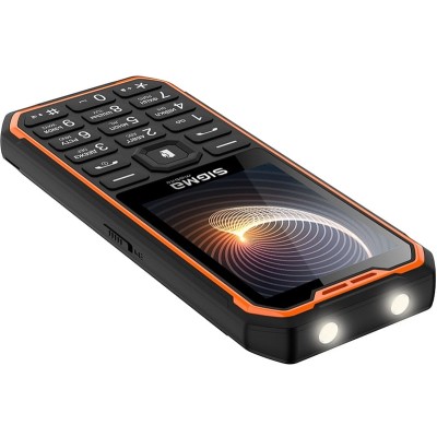 Телефон Sigma Mobile X-Style 310 Force Type-C Black/Orange