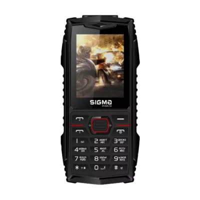 Телефон Sigma Mobile X-Treme AZ68 Black/Red