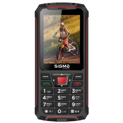 Телефон Sigma Mobile X-Treme PR68 Black/Red