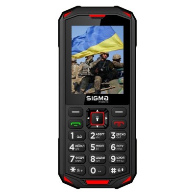 Телефон Sigma Mobile X-Treme PA68 Black/Red Телефон Sigma Mobile X-Treme PA68 Black/Red