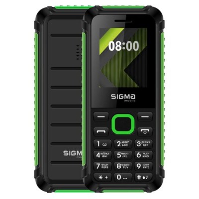 Телефон Sigma Mobile X-Style 18 Track Black/Green