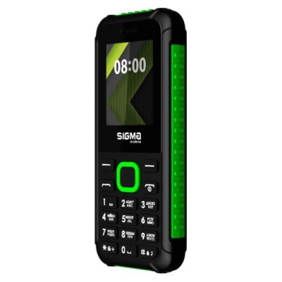 Телефон Sigma Mobile X-Style 18 Track Black/Green