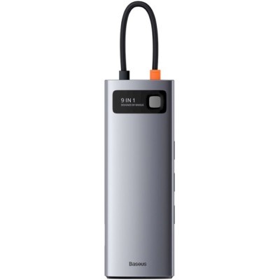 USB-Хаб Baseus Metal Gleam Series 9-in-1 Type-C CAHUB-CU0G
