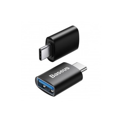 Адаптер Baseus Ingenuity Series Mini OTG Adaptor Type-C To USB-A 3.1 (ZJJQ000001) Black