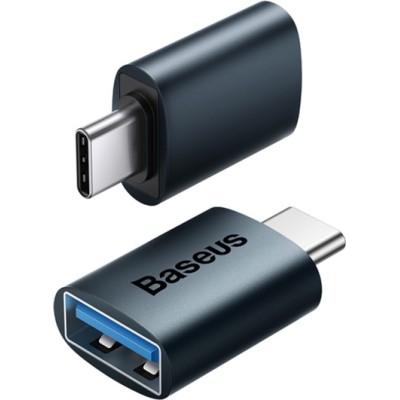 Адаптер Baseus Ingenuity Series Mini OTG Adaptor Type-C To USB-A 3.1 (ZJJQ000003) Blue