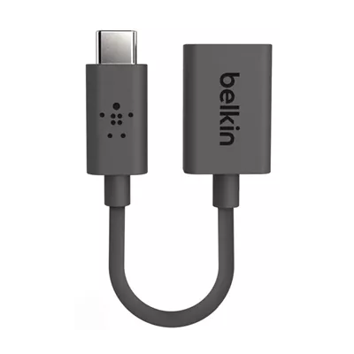 Адаптер Belkin USB-C - USB 3.0 (CM/AM) 0.14m, black (F2CU036btBLK)