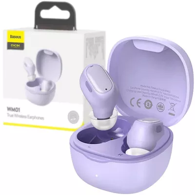 Навушники Baseus Encok WM01 TWS (NGTW240005) Purple