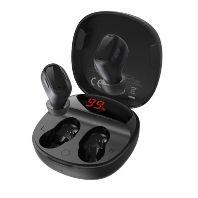 Бездротові Навушники Bluetooth Baseus WM01 Plus TWS (NGWM010001) Black