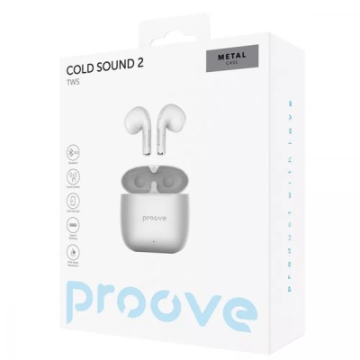 Бездротові навушники Proove Cold Sound 2 TWS (TWCS20010006) Silver/White