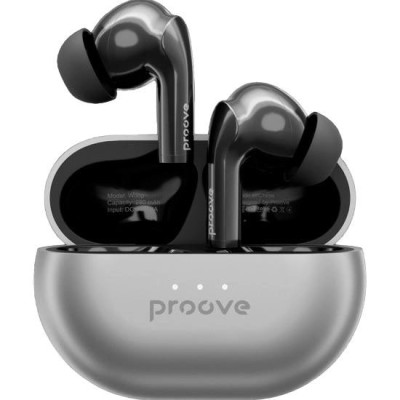 Бездротові навушники Proove Woop TWS With ANC (TWWP00010006) Silver/black