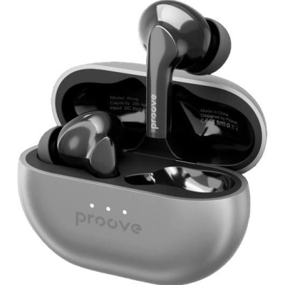 Бездротові навушники Proove Woop TWS With ANC (TWWP00010006) Silver/black