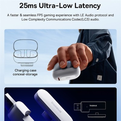 Бездротові Наушникии Baseus AeQur G10 TWS White