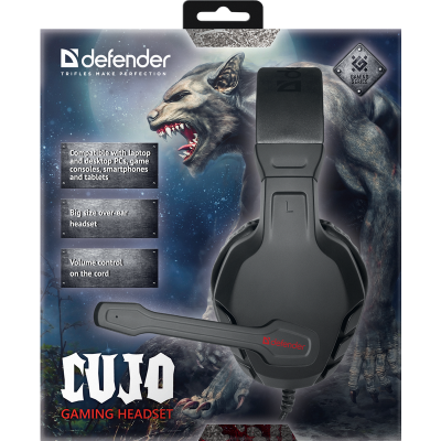 гарнітура DEFENDER (64505) Сujo чорний+червоний