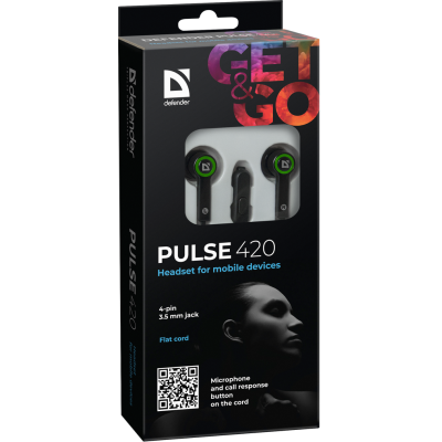 гарнітура DEFENDER Pulse 420 green