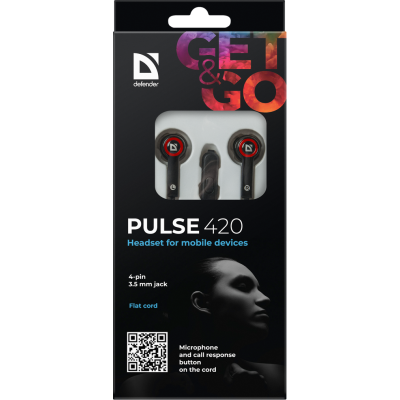 гарнітура DEFENDER Pulse 420 red гарнітура DEFENDER Pulse 420 red