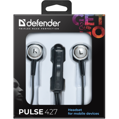 гарнітура DEFENDER Pulse 427 Black/Silver