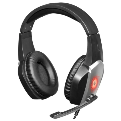 гарнітура DEFENDER X-Skull чорно-сіра, 2.1 м (64585)