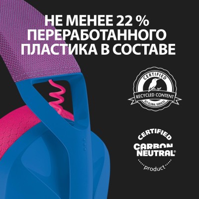 гарнітура LOGITECH G435 LIGHTSPEED Wireless Gaming - BLUE (981-001062)