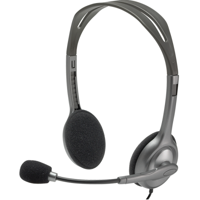 гарнітура LOGITECH Stereo Headset H110 (сріблястий) гарнітура LOGITECH Stereo Headset H110 (сріблястий)