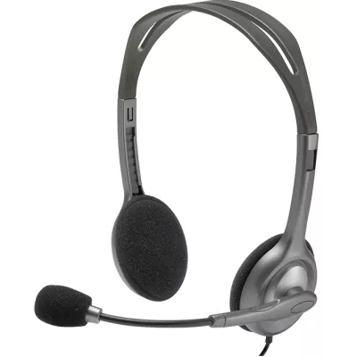 гарнітура LOGITECH Stereo Headset H111 (сірий)