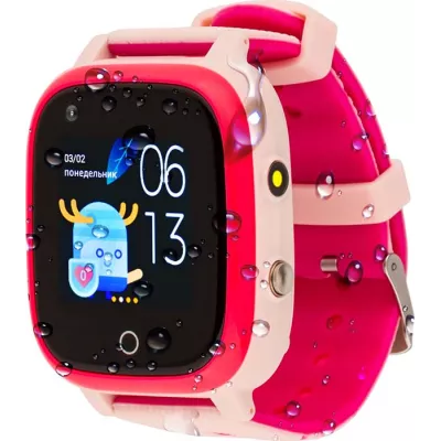 Дитячий смарт-годинник AmiGo GO005 4G WIFI Thermometer Pink