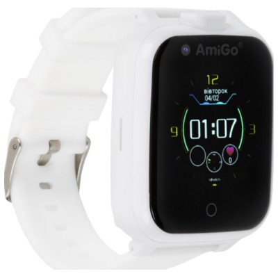 Дитячий смарт-годинник с видеозвонком AmiGo GO006 GPS 4G WIFI White
