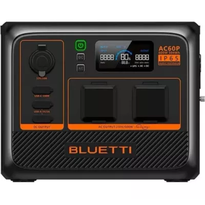 Зарядна станція Bluetti AC60P 600W/504WH Black/Orange