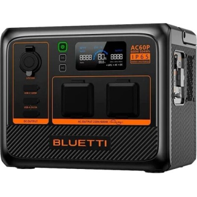Зарядна станція Bluetti AC60P 600W/504WH Black/Orange