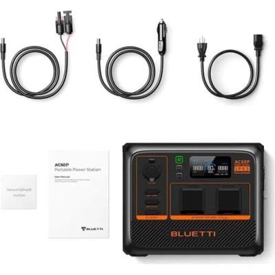 Зарядна станція Bluetti AC60P 600W/504WH Black/Orange
