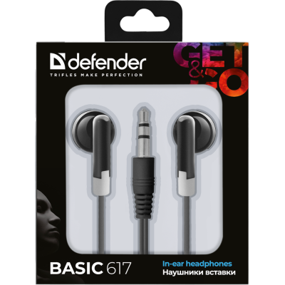 навушники DEFENDER #1 Basic-617 чорний навушники DEFENDER #1 Basic-617 чорний