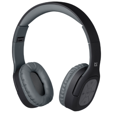 Навушники DEFENDER (63565)FreeMotion B565 Bluetooth, сірий Навушники DEFENDER (63565)FreeMotion B565 Bluetooth, сірий